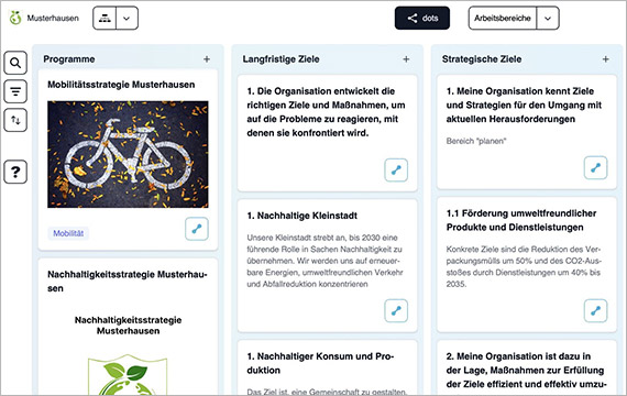 Screenshot des Analysetools